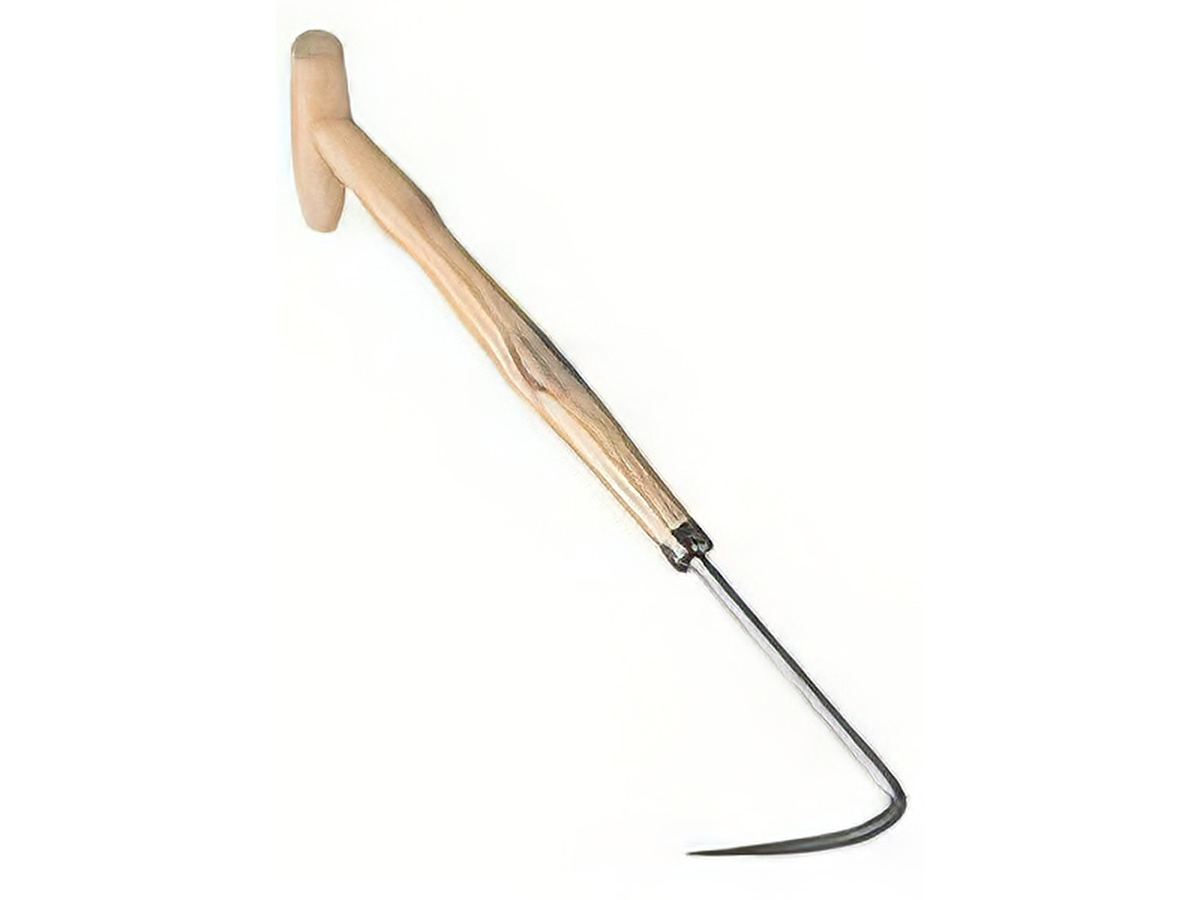 Cape cod weeder left handed with short P-grip handle
